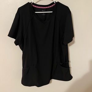 Black heart and soul scrub set